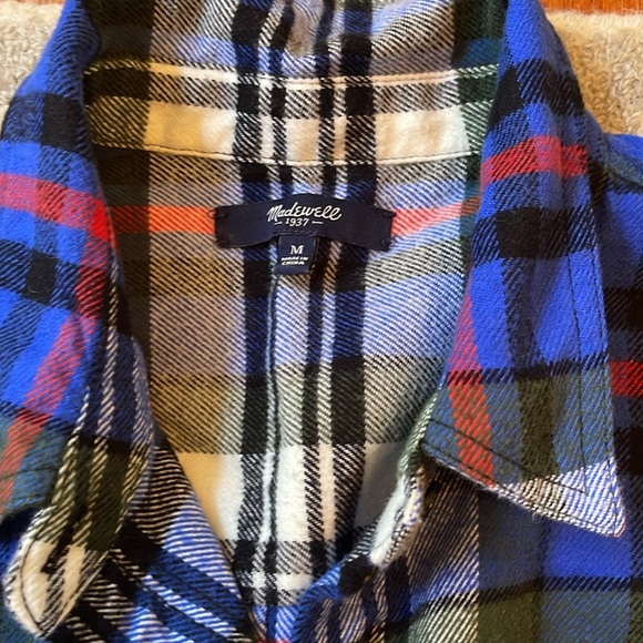 Madewell Plaid Flannel - Picture 3 of 6